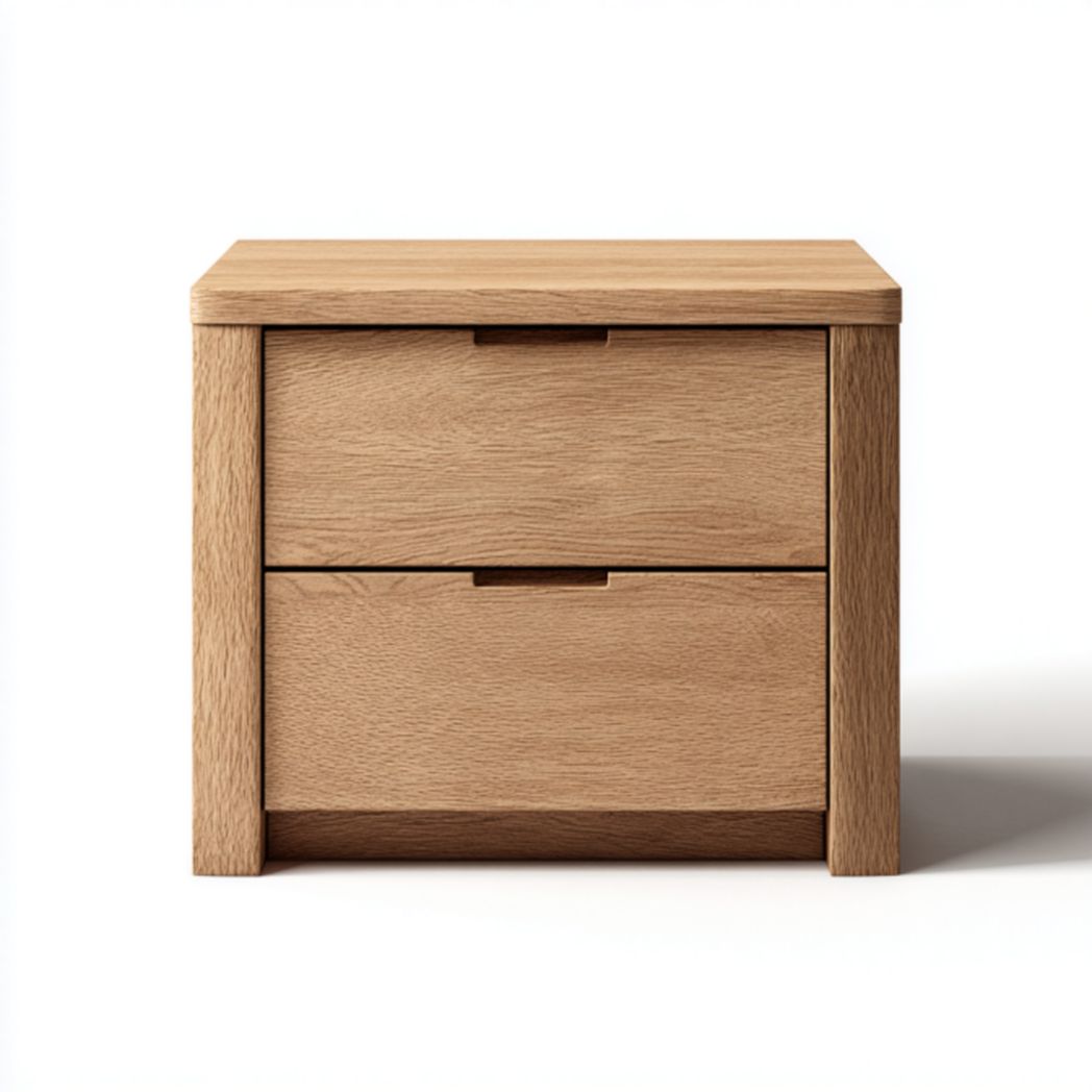 Commode en bois avec trois tiroirs pour la chambre - 60 x 50 x 40cm